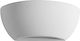 Adeleq Μοντέρνο Φωτιστικό Τοίχου με Ντουί E14 σε Λευκό Χρώμα Πλάτους 31cm