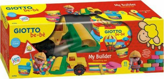 Giotto Plasticine - Game Bebe My Builder for 2+ Years, 11pcs 000479500