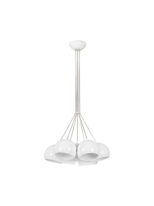 Nowodvorski Ball White Pendant Chandelier for Socket GU10 White