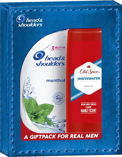 Old Spice A Giftpack For Real Men Set de îngrijire a părului împotriva mătreții cu Șampon 2buc