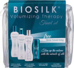 Biosilk Volumizing Therapy Kit Σετ Θεραπείας Μαλλιών με Σαμπουάν 5τμχ