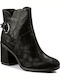 Tamaris Suede Women's Ankle Boots Black