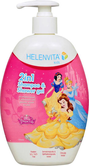Helenvita Gel De Duș Și Șampon Pentru Copii Kids Princess Cu Rodii De Rodie În Formă De Gel 500ml