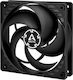 Arctic P12 PWM PST Case Fan 120mm (1800rpm / 56.3cfm) Χωρίς Led Φωτισμό και Σύνδεση 4-Pin Black/Black