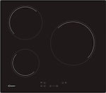 Candy CH63CC 33801786 Ceramic Cooktop Autonomous with Child Lock Function 59x52εκ.