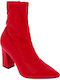 IQ Shoes B18570B Γυναικεία Μποτάκια Κόκκινα