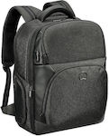 Delsey Quarterback Premium Tasche Rucksack für Laptop 15.6" in Schwarz Farbe