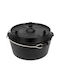 Petromax Dutch Oven Round Cast Iron 26x26cm 1pcs