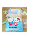 Mc Decor Kids Quilt Single Kitty 4758 Multicolour 160x240cm