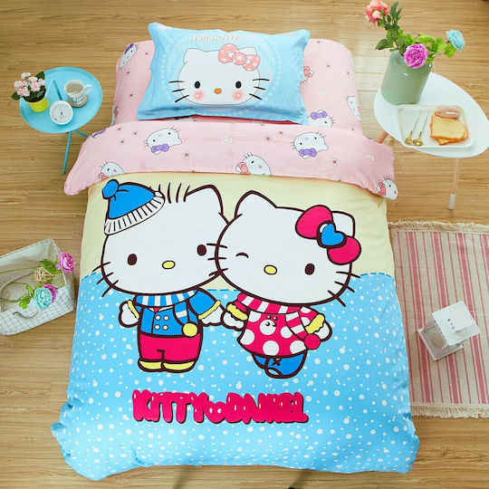 Mc Decor Детско Одеяло Единично Kitty 4758 Многоцветно 160x240см