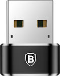 Baseus Μετατροπέας USB-A male σε USB-C female (CAAOTG-01)
