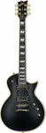 ESP Electric Guitar LTD EC-1000/EMG with Active Pickups in HH Layout , Ebony Fretboard in Vintage Black