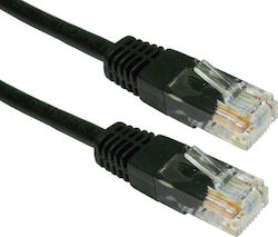 Powertech CAB-N124 U/UTP Cat.5e Καλώδιο Ethernet 2m Μαύρο