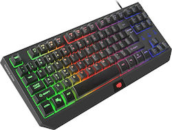 Fury Hurricane Tkl Rainbow Гейминг Клавиатура с RGB осветление (Английски US)