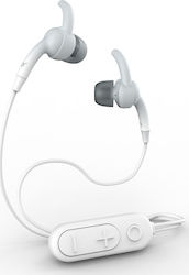 iFrogz Sound Hub Plugz In-ear Bluetooth Handsfree Earphones with Sweat Resistance Whitά