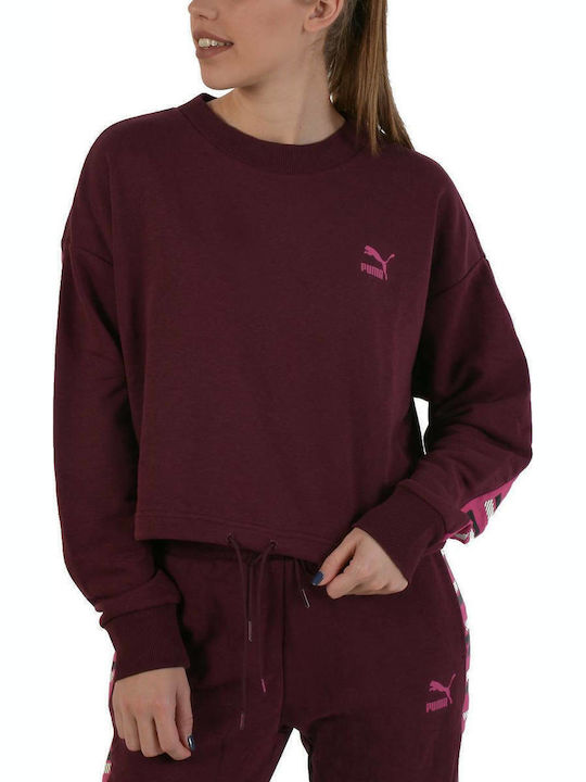 PUMA Revolt Burgundy Sweatshirt