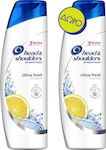 Head & Shoulders Citrus Fresh Шампоан против пърхот за Мазнинест коса 2x360мл