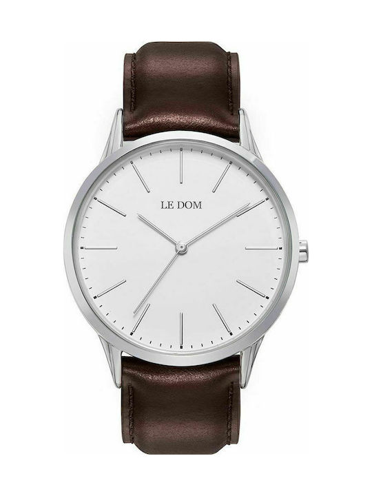 Le Dom Classic Brown Leather Strap