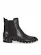 Guess Leder Damen Chelsea Stiefeletten Schwarz