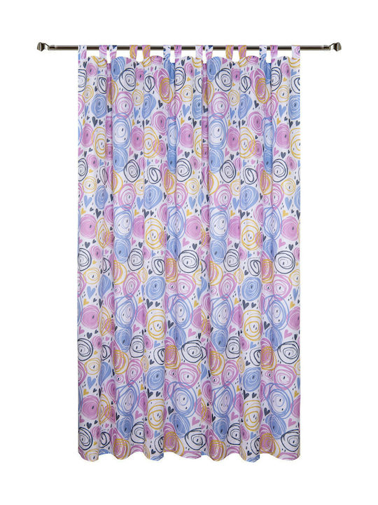 Vasilas Home Child 3 Kids Curtain with Suspenders
