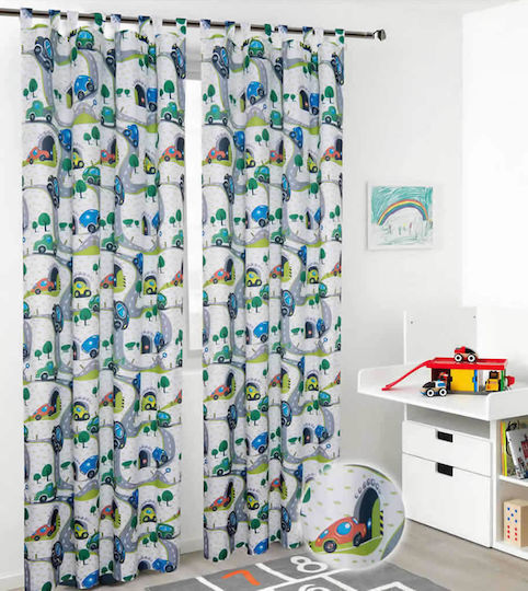 Vasilas Home Παιδική Κουρτίνα Child 2 με Τιράντες 140x270εκ.