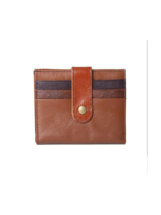 Leather Card Case 892 VSTORE_Camel