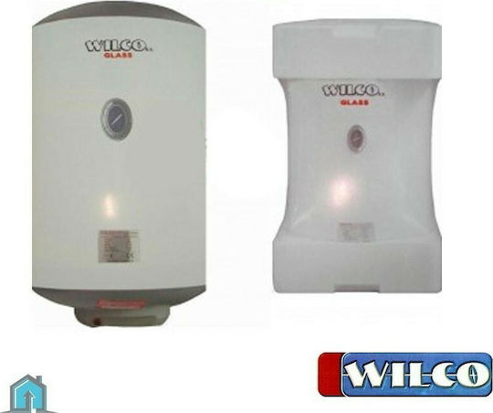 Wilco Titanium Glass Θερμοσίφωνας 40lt Glass Κάθετος 4kW