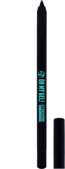 W7 Cosmetics Oh My Gel Soft Gel Eyeliner Blackest Black Soft Eye Pencil Blackest Black
