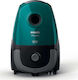 Philips POWERGO Aspirator 750W În saci 3lt Verde