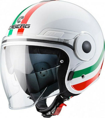 Caberg Uptown Jet Helmet with Sun Visor ECE 22.05 Chrono Italia CAB000KRA475