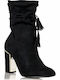 Envie Shoes Suede Women's Ankle Boots Black