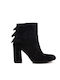 New Matic Suede Women's Ankle Boots Black