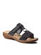 Women's Flat Sandals in Black Color
