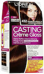 L'Oreal Paris Casting Creme Gloss Set Hair Dye no Ammonia 432 Rich Εspresso 48ml