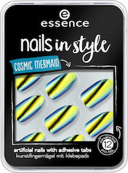 Essence Nails In Style 07 Intergalactic Queen 12τμχ Tipps für falsche Nägel in Mehrfarbig Farbe 12Stück