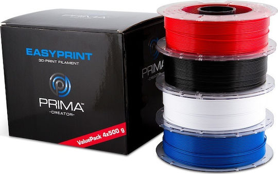 PrimaCreator EasyPrint PLA 3D Printer Filament 1.75mm Μαύρο 2kg