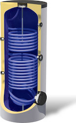 Nobel Glass Boiler Λεβητοστασίου Glass 300lt με δύο Εναλλάκτες για Αντλίες Θερμότητας Τριπλής Ενέργειας
