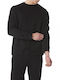 ASICS BL Sweat Crew Men's Sweatshirt with Hood and Pockets Black