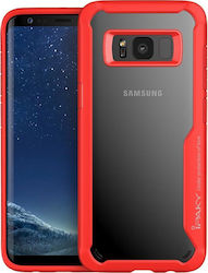 iPaky Survival Synthetic Back Cover Red (Galaxy S9)