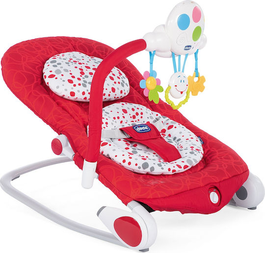 Chicco Manual Relax pentru bebeluși Balloon Cherry cu Muzică pentru Copil până la 18kg