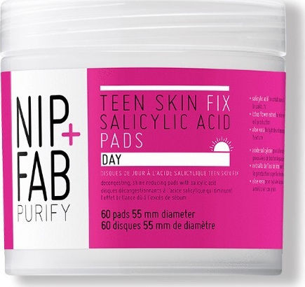 Teen Skin Fix Salicylic Acid Pads Peeling für das Gesicht als 60 Pads für fettige Haut