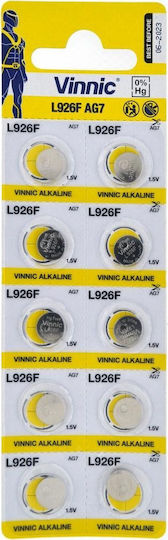 Vinnic L926F/AG7 Алкален Батерия За часовници LR57 1.5V 1бр