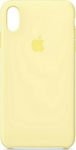 Apple Silicone Case Silicone Back Cover Yellow (iPhone XS Max)