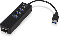 Ewent EW1137 USB Hub 3 Ports (USB-A) Ewent EW1137 USB Hub 3 Ports (USB-A)