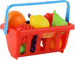 Polesie Fruits & Vegetables Toy Food Basket 9pcs (Various Designs) 46963