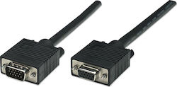 Manhattan Cable VGA male - VGA female 1.8m (390637)