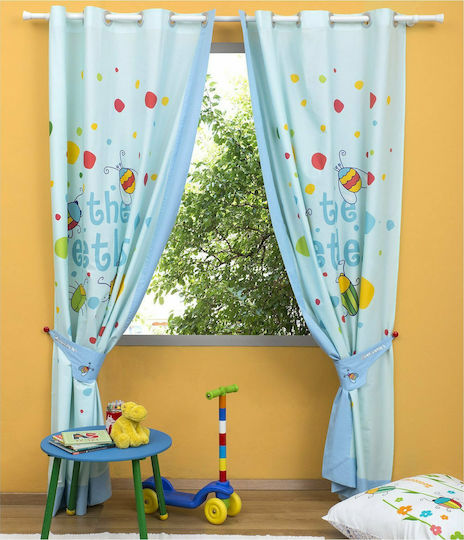 Fennel Baby Curtain with Grommet Tops