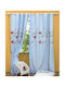Fennel Kids Grommet Top Curtain Ladybug Light Blue ZOU-BD-060 150x250cm