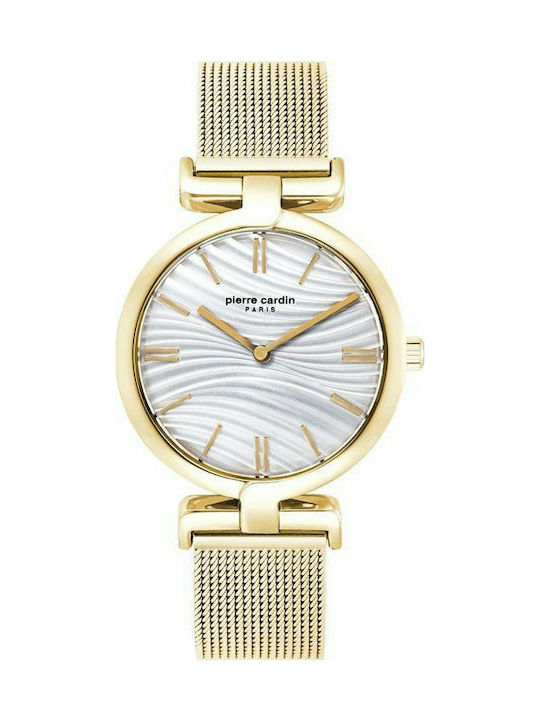 Pierre Cardin Watch with Gold Metal Bracelet PC902702F06