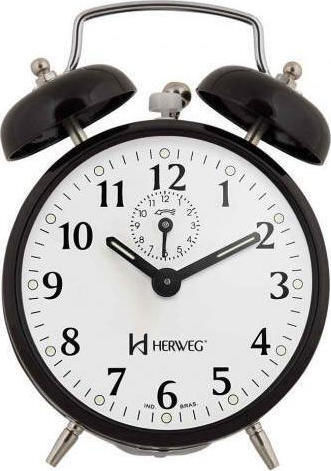 Cetronic Analoge Schwarze Tischuhr